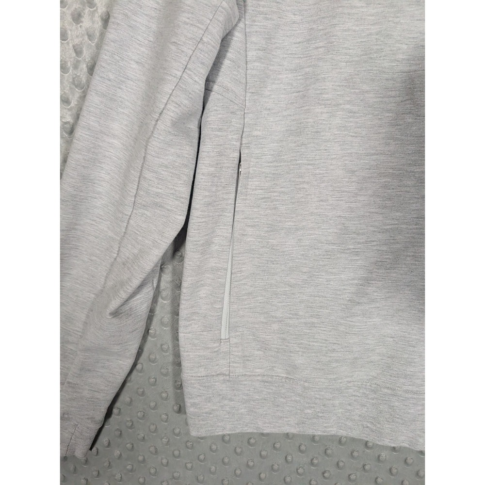 Lululemon City Sweat Full Zip Hoodie Men's Large Heathered Light Gray Jacket * - Picture 2 of 12